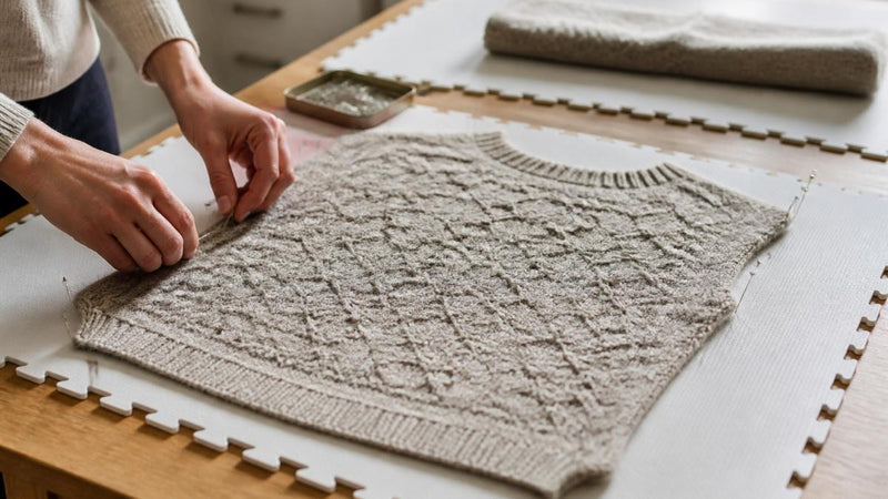 How to Block Wool Garments Properly