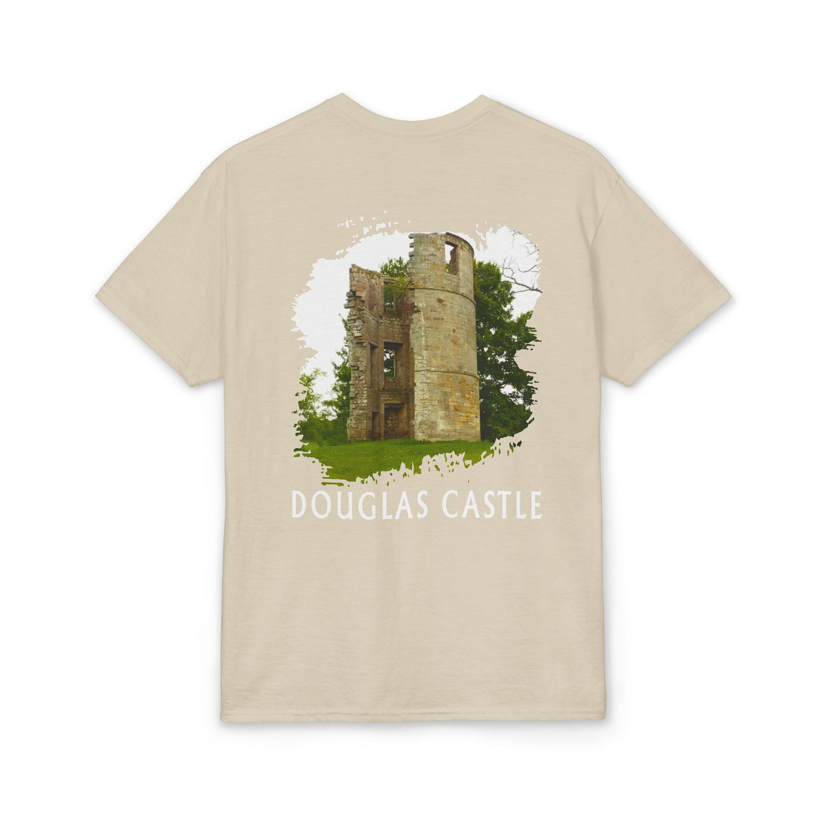 Douglas Castle Illustration Adult T-Shirt by The Clan Douglas