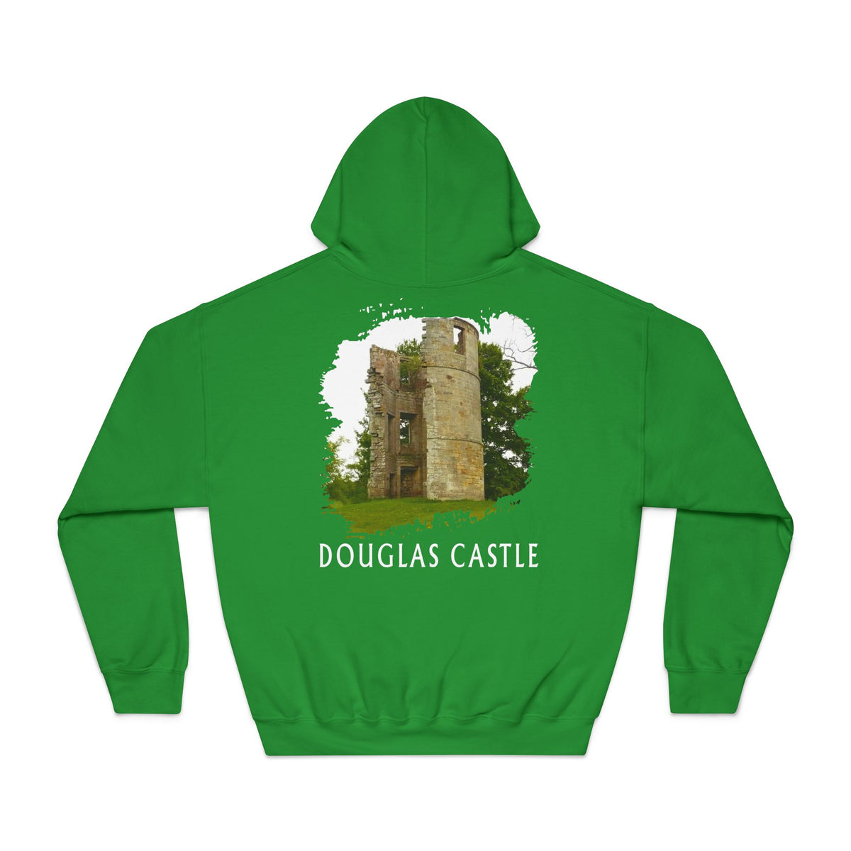 Douglas Castle Illustration Hoodie by The Clan Douglas