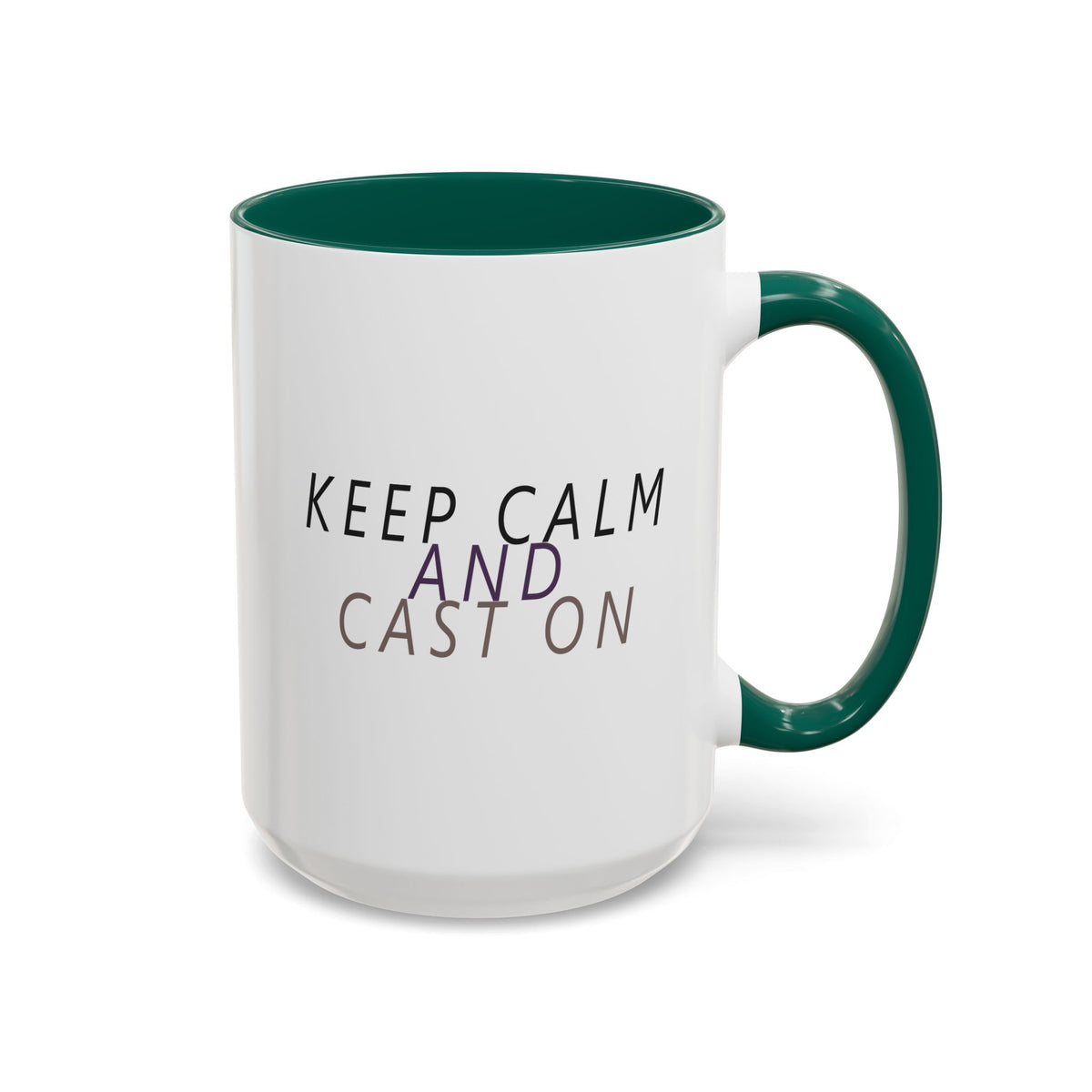 Keep Calm and Cast On Mug by Brae & Heather