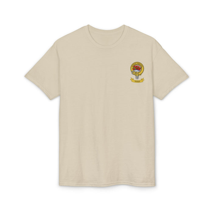 Highland Coo Illustration Adult T-Shirt by The Clan Douglas
