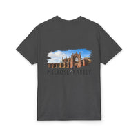 Melrose Abbey Illustration Adult T-Shirt by The Clan Douglas