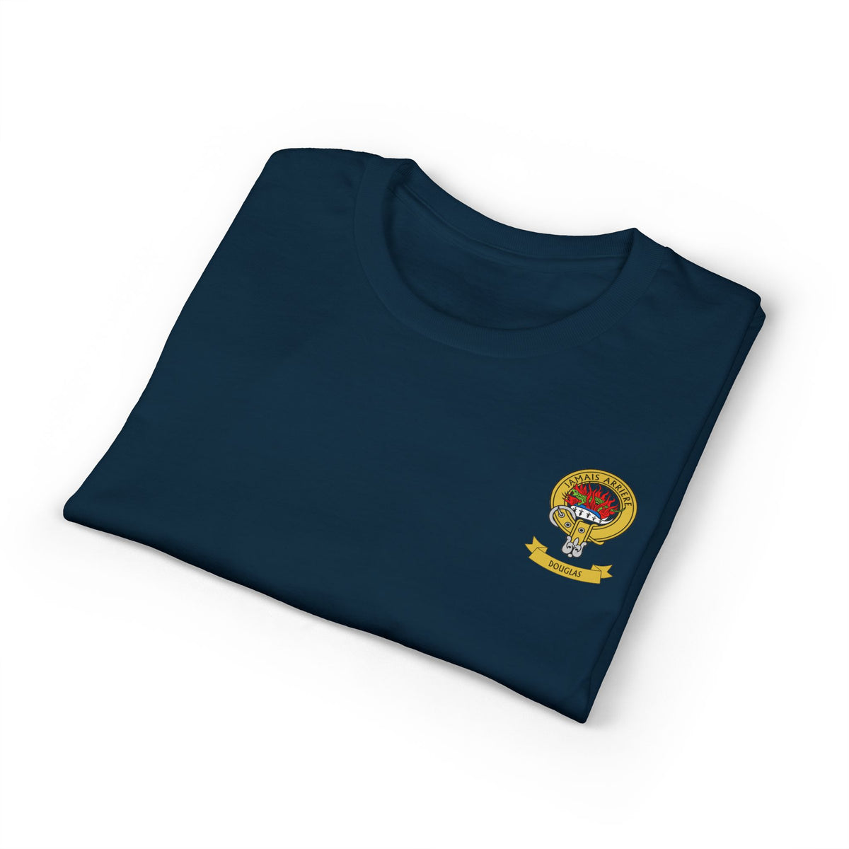 Highland Coo Illustration Adult T-Shirt by The Clan Douglas