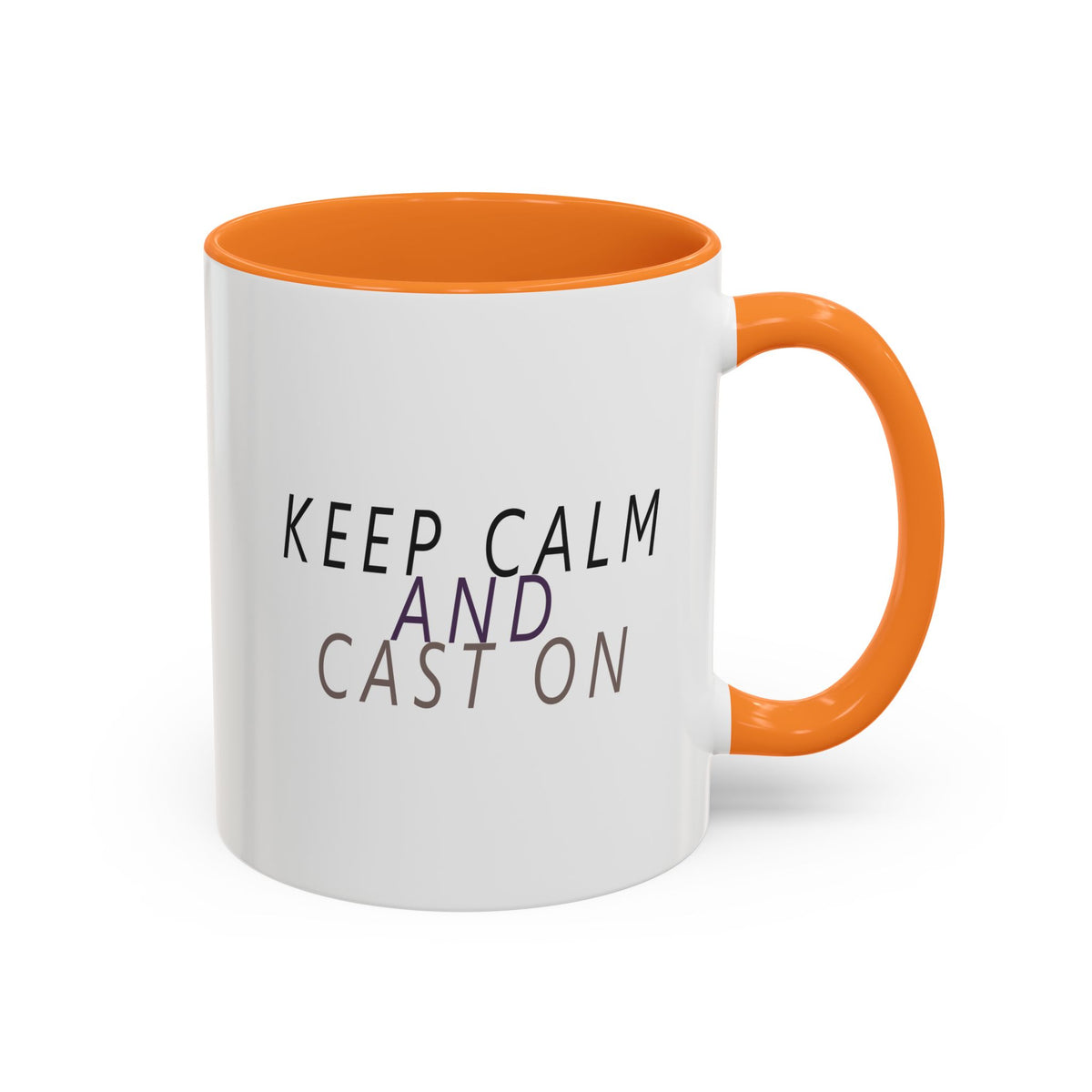 Keep Calm and Cast On Mug by Brae & Heather