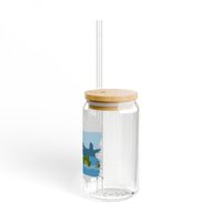 Nessie Illustration Glass Can by The Clan Douglas