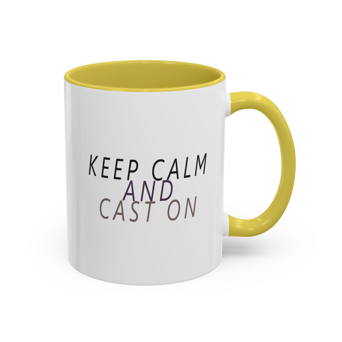 Keep Calm and Cast On Mug by Brae & Heather