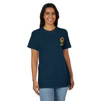 Highland Coo Illustration Adult T-Shirt by The Clan Douglas