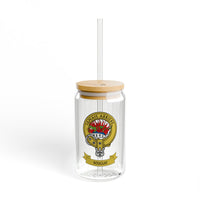 Clan Douglas Crest Illustration Glass Can by The Clan Douglas