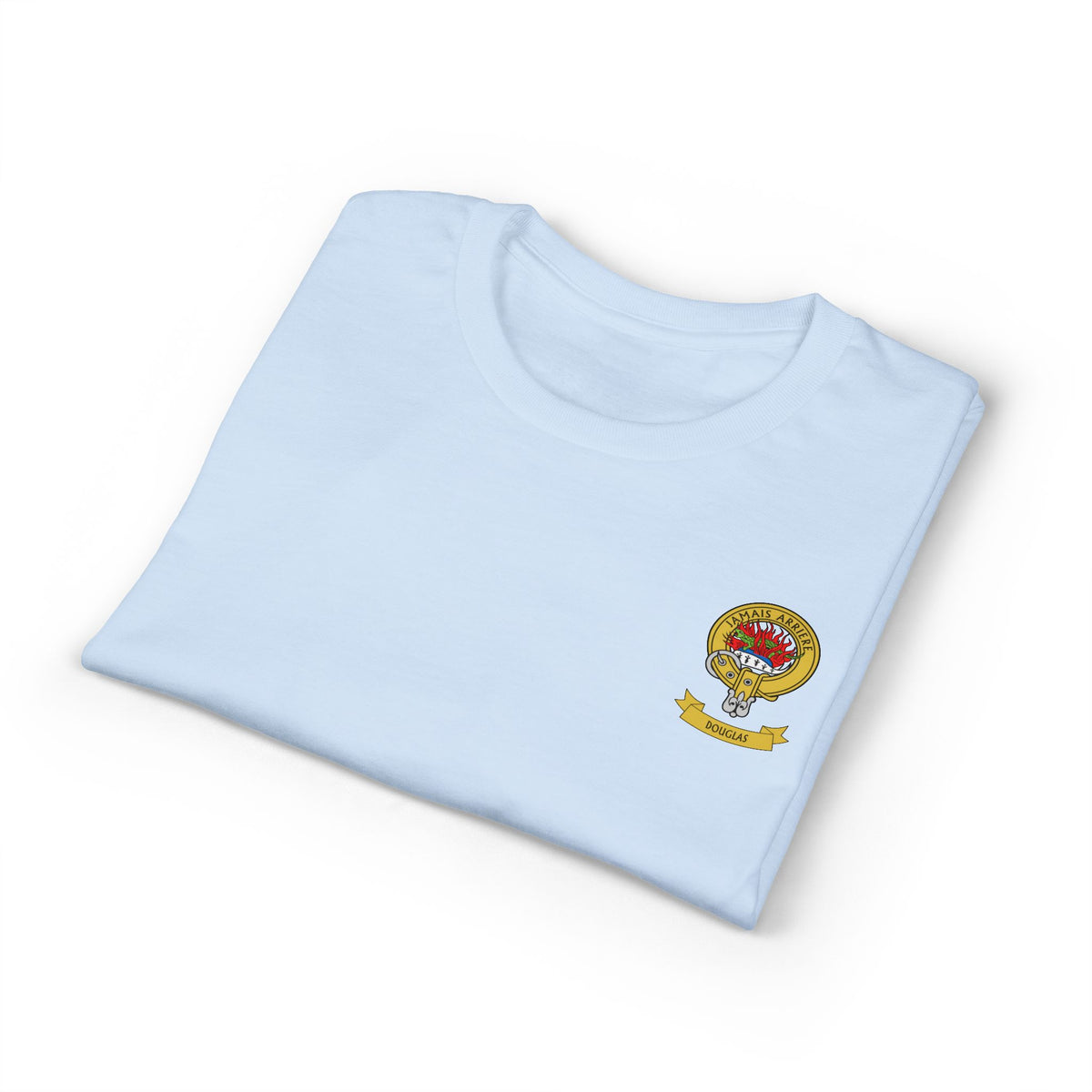 Highland Coo Illustration Adult T-Shirt by The Clan Douglas