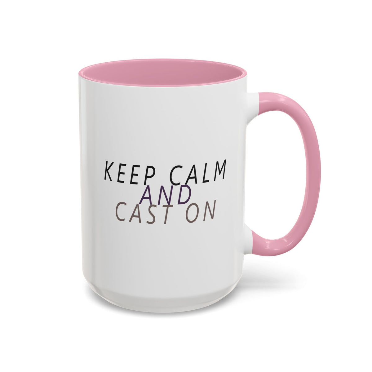 Keep Calm and Cast On Mug by Brae & Heather
