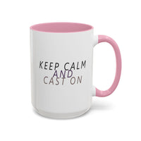 Keep Calm and Cast On Mug by Brae & Heather