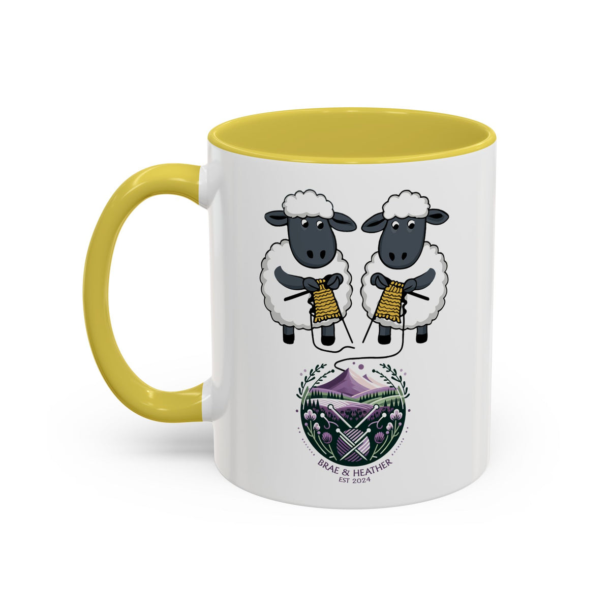 Keep Calm and Cast On Mug by Brae & Heather