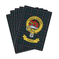 Modern Douglas Tartan Poker Cards by The Clan Douglas