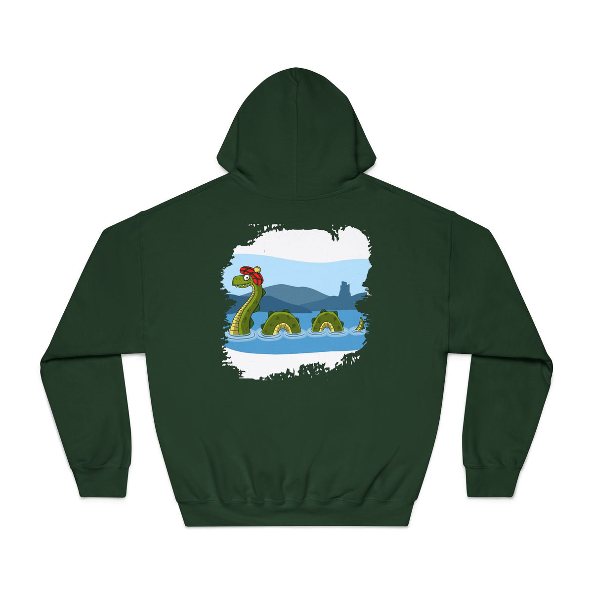 Nessie Illustration Hoodie by The Clan Douglas