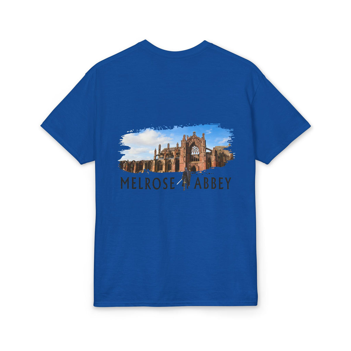 Melrose Abbey Illustration Adult T-Shirt by The Clan Douglas