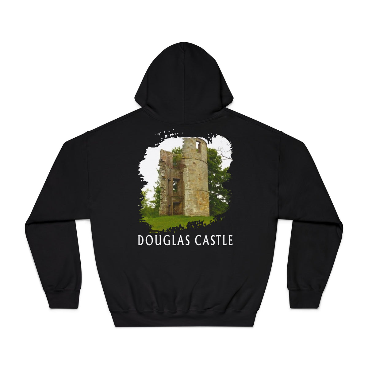 Douglas Castle Illustration Hoodie by The Clan Douglas