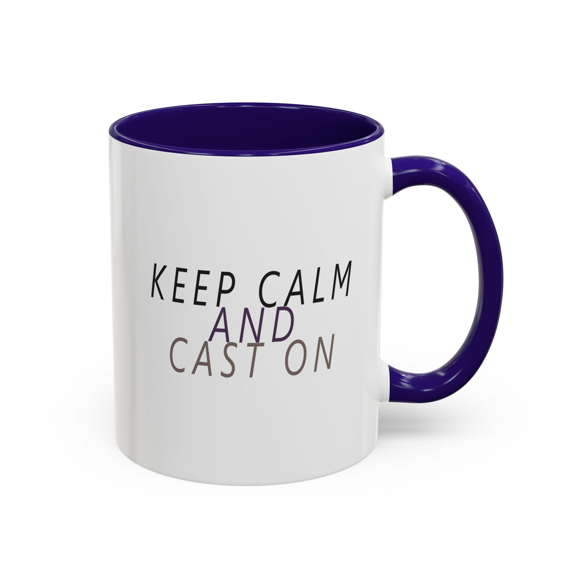 Keep Calm and Cast On Mug by Brae & Heather