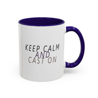 Keep Calm and Cast On Mug by Brae & Heather