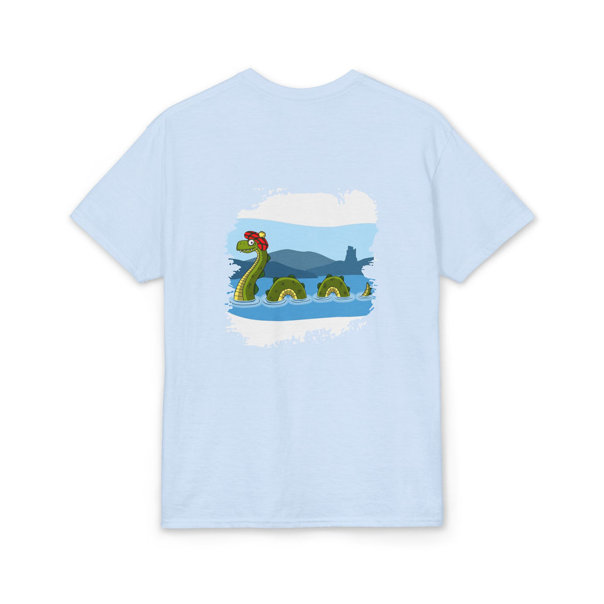 Nessie Illustration Adult T-Shirt by The Clan Douglas
