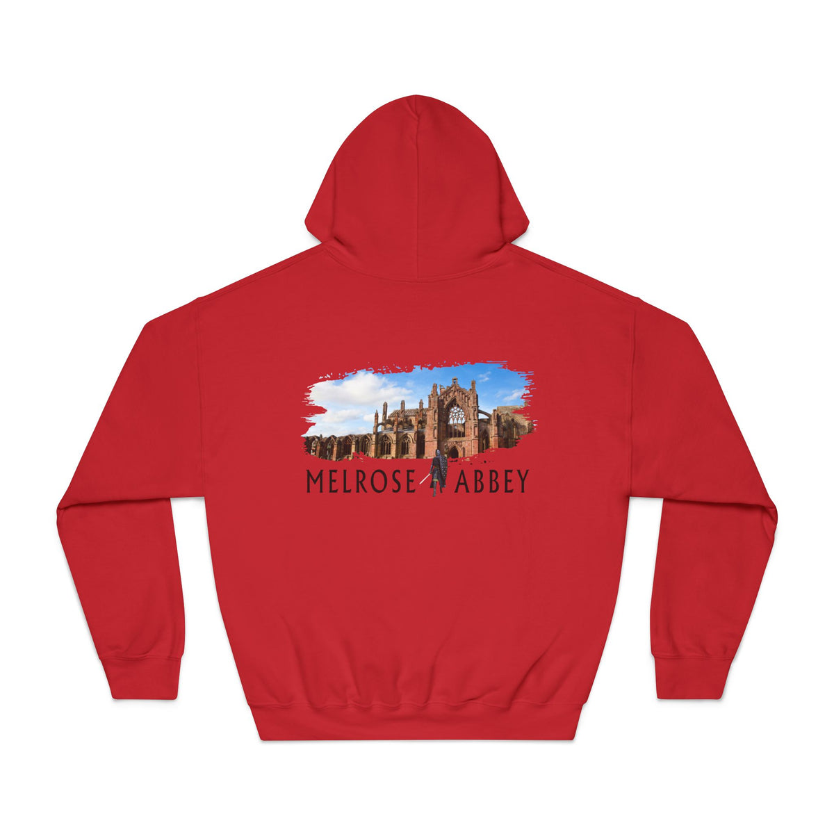 Melrose Abbey Illustration Hoodie by The Clan Douglas