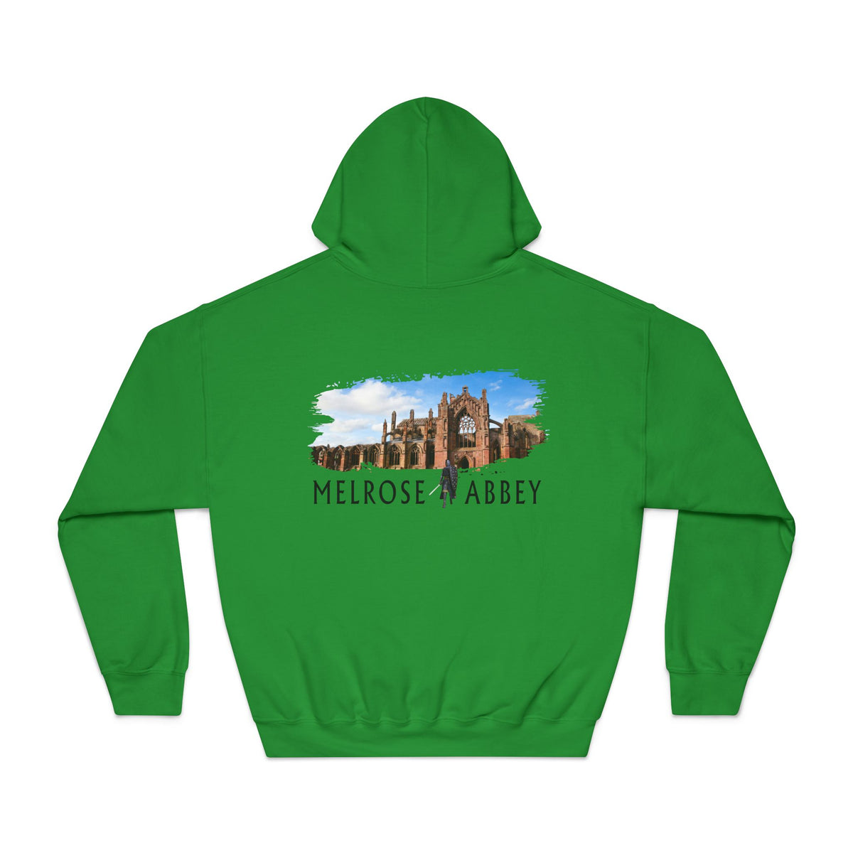 Melrose Abbey Illustration Hoodie by The Clan Douglas