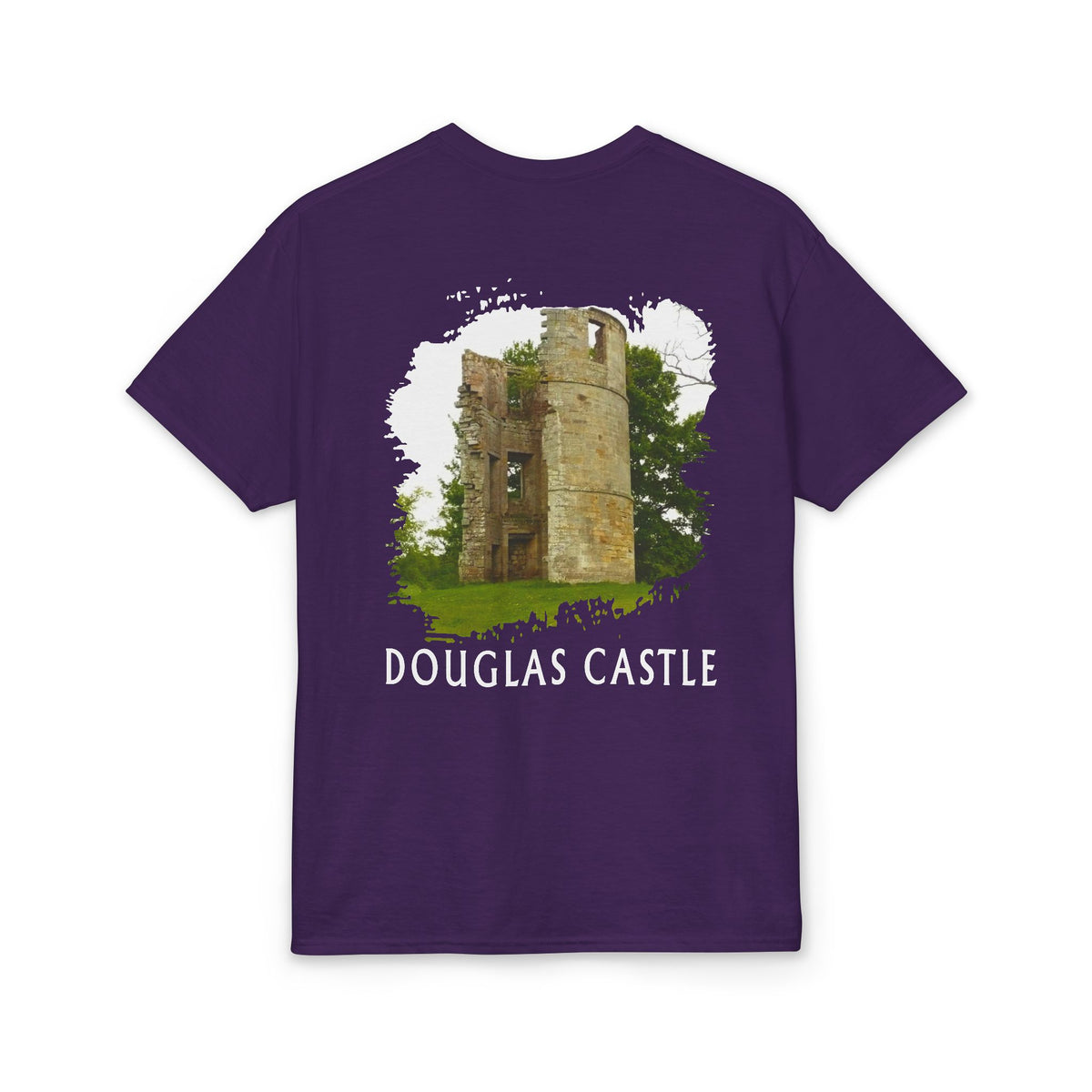 Douglas Castle Illustration Adult T-Shirt by The Clan Douglas