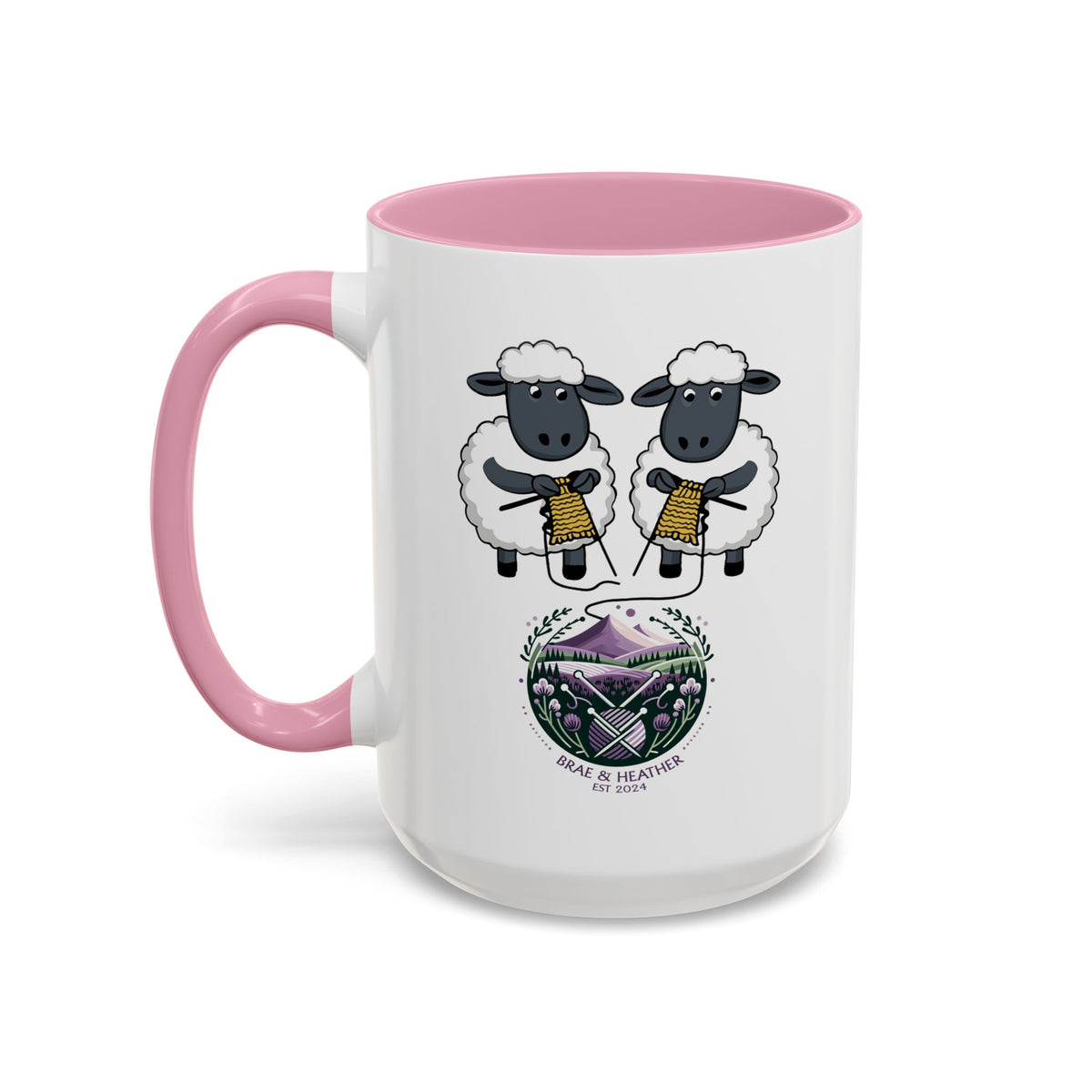 Keep Calm and Cast On Mug by Brae & Heather