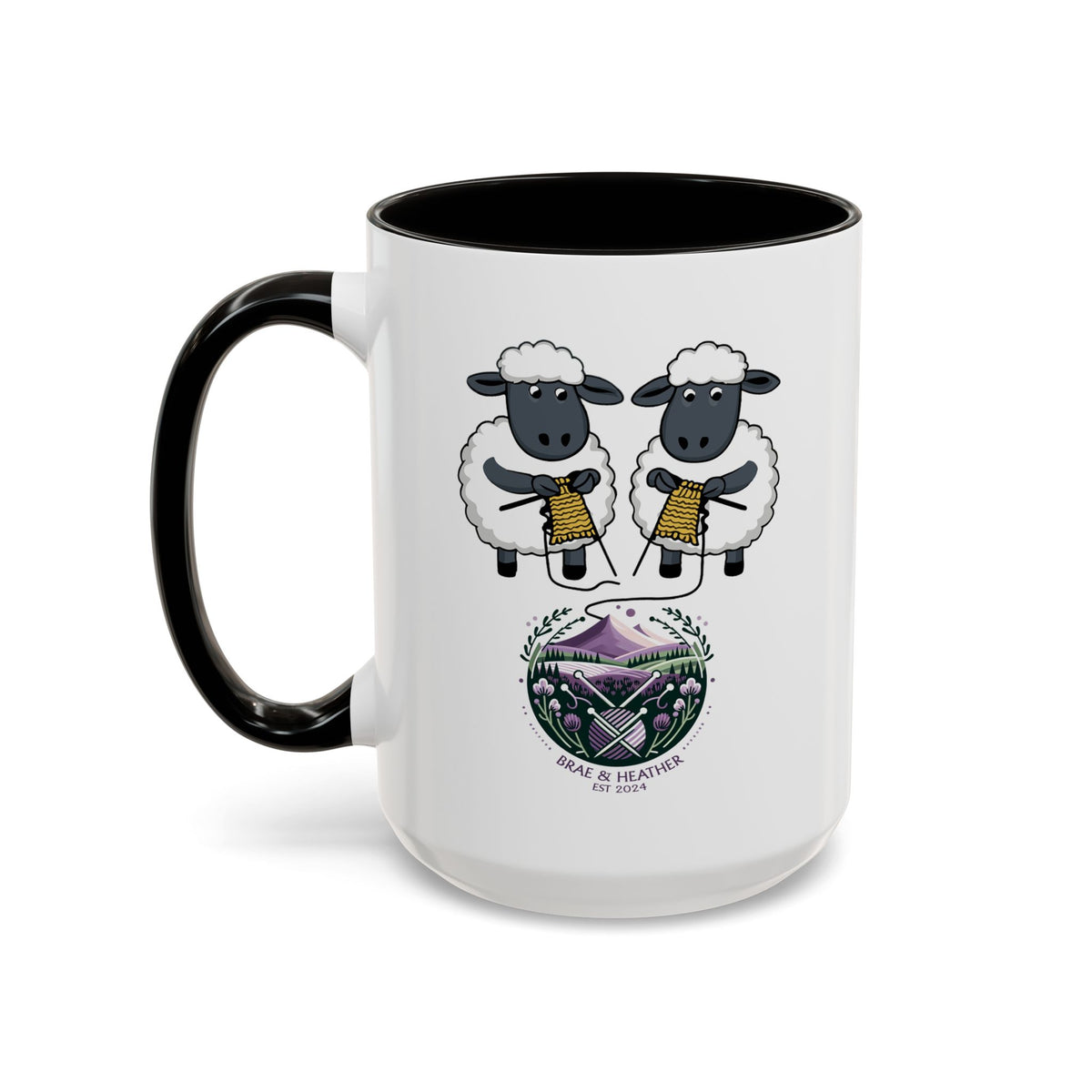 Keep Calm and Cast On Mug by Brae & Heather