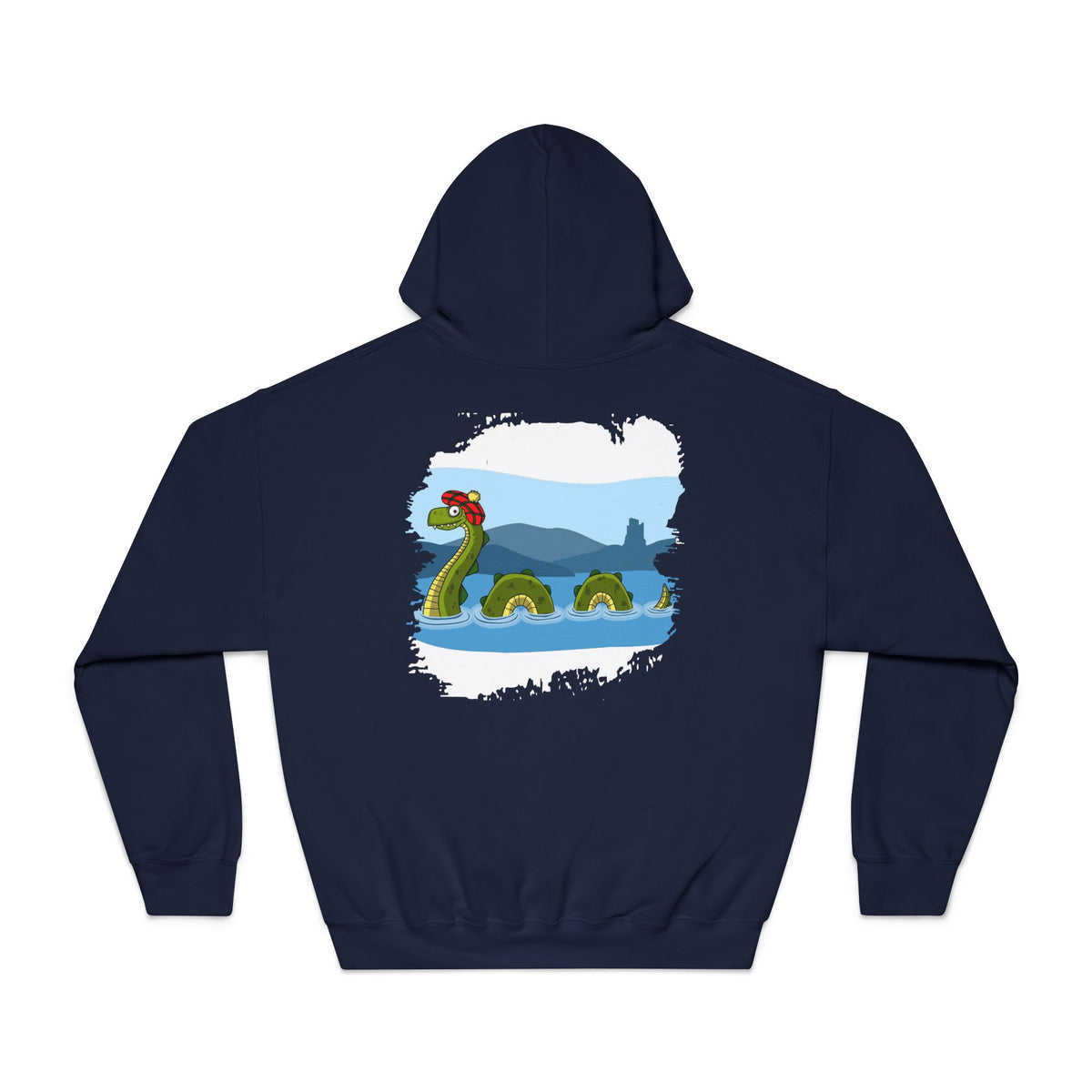 Nessie Illustration Hoodie by The Clan Douglas