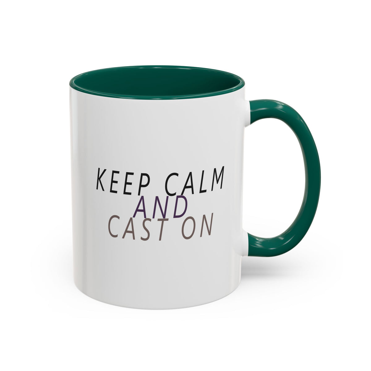 Keep Calm and Cast On Mug by Brae & Heather