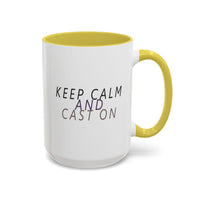 Keep Calm and Cast On Mug by Brae & Heather