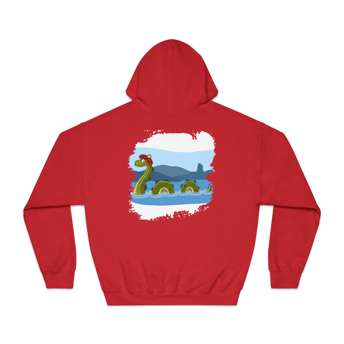 Nessie Illustration Hoodie by The Clan Douglas
