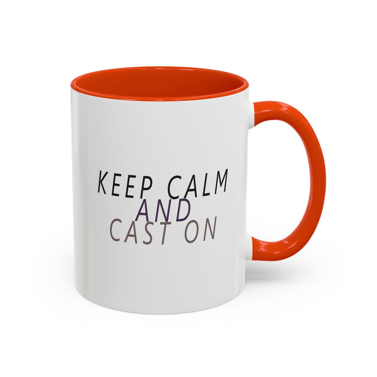 Keep Calm and Cast On Mug by Brae & Heather