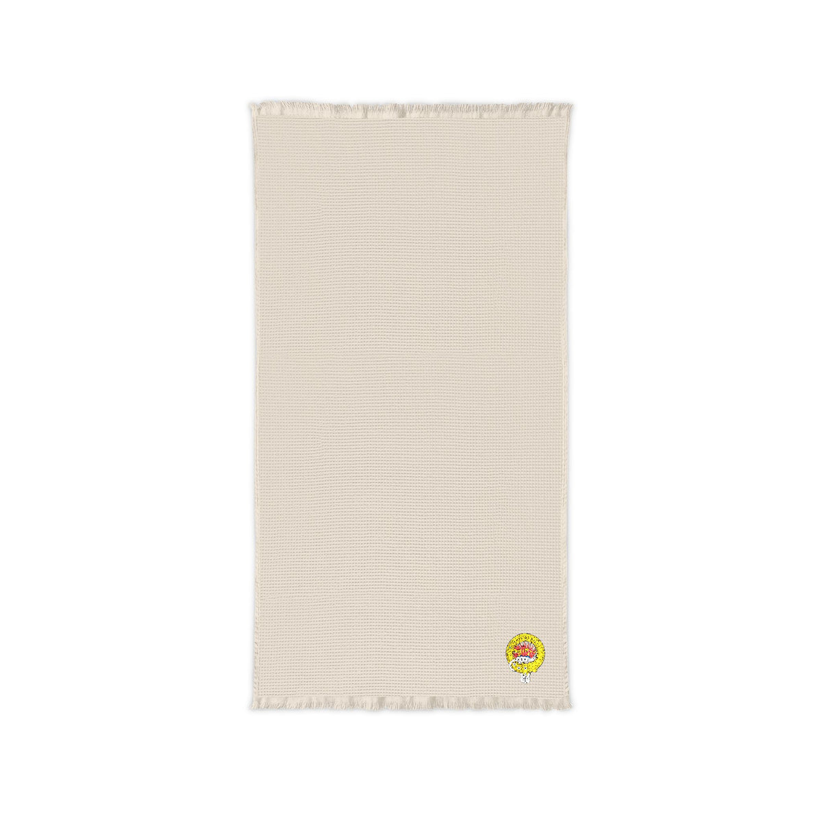 Clan Douglas Crest Cotton Waffle Throw by The Clan Douglas