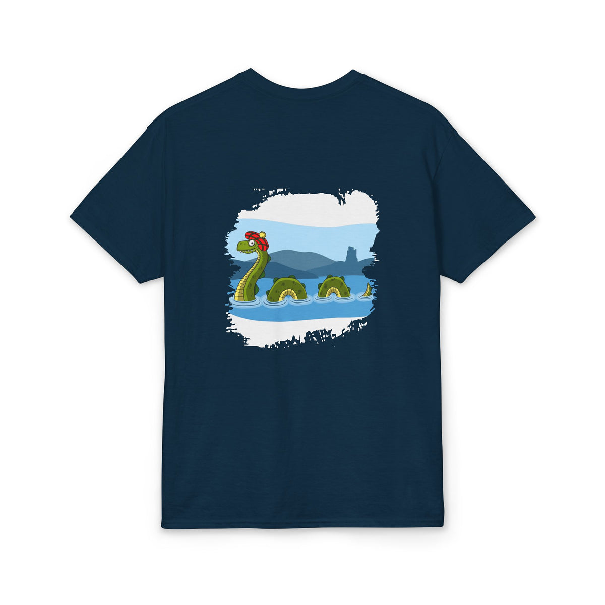 Nessie Illustration Adult T-Shirt by The Clan Douglas