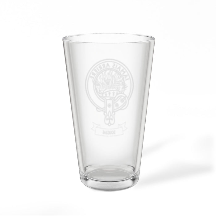 Clan Douglas Crest Pint Glass by The Clan Douglas