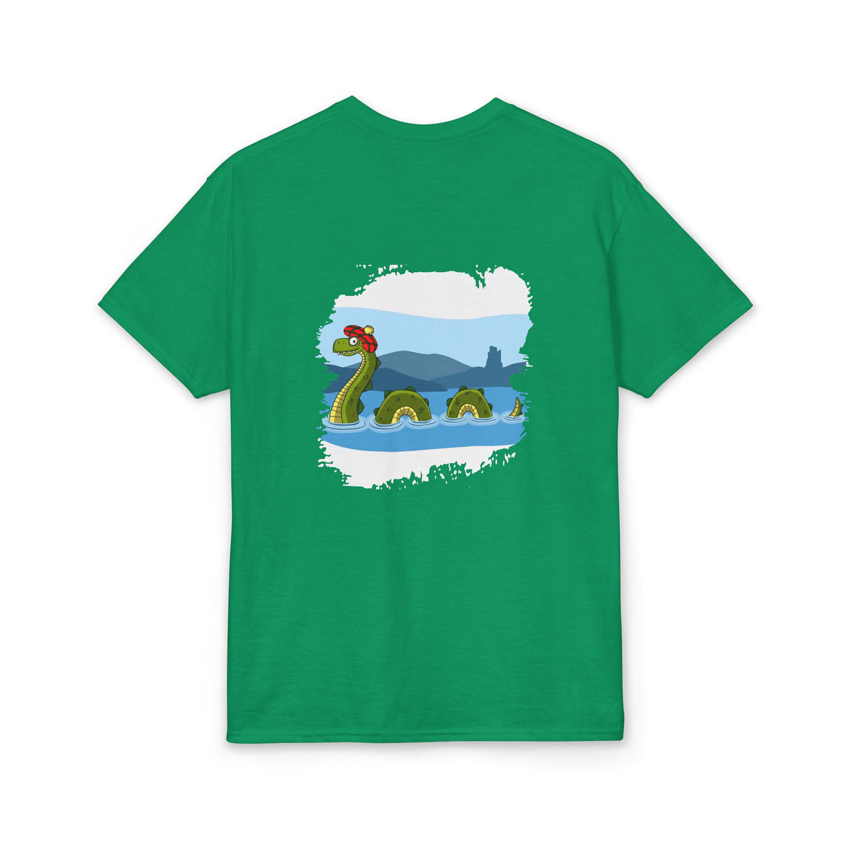 Nessie Illustration Adult T-Shirt by The Clan Douglas