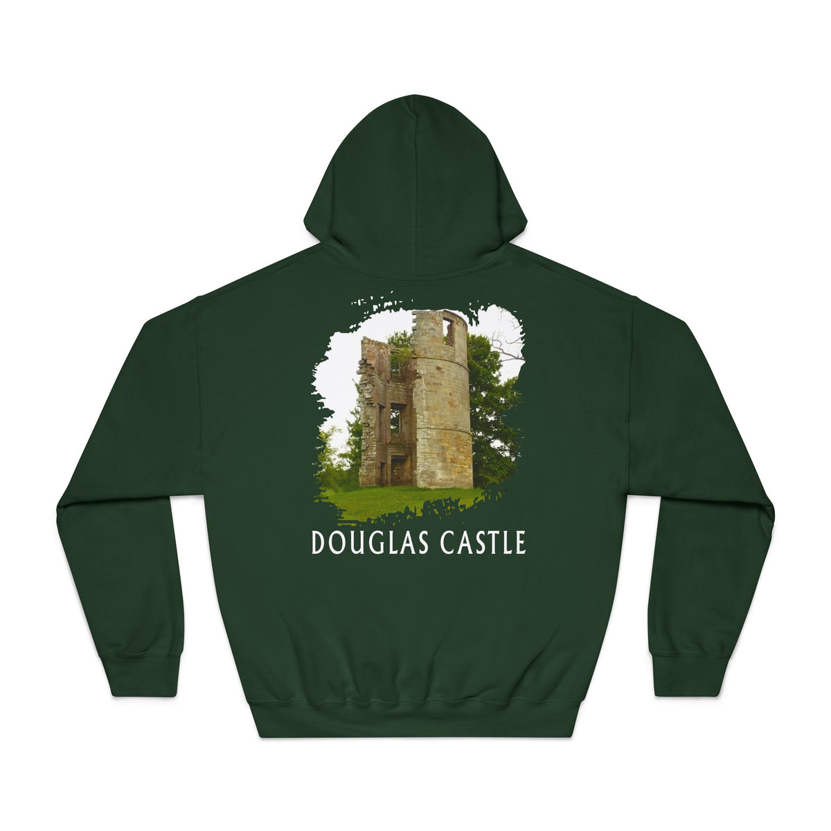 Douglas Castle Illustration Hoodie by The Clan Douglas