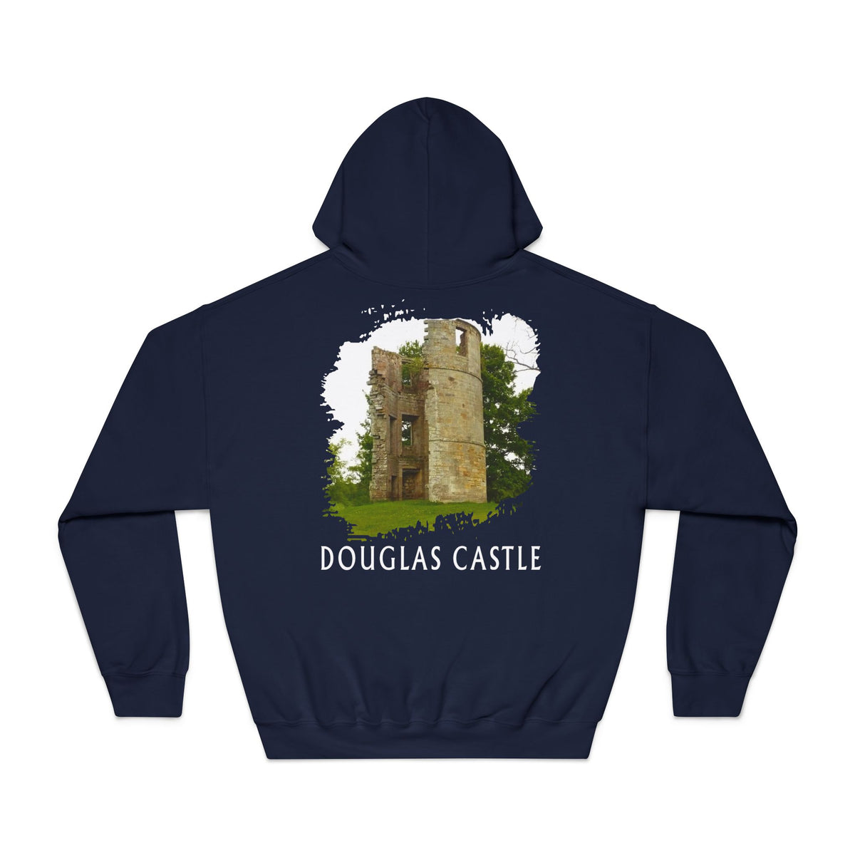 Douglas Castle Illustration Hoodie by The Clan Douglas