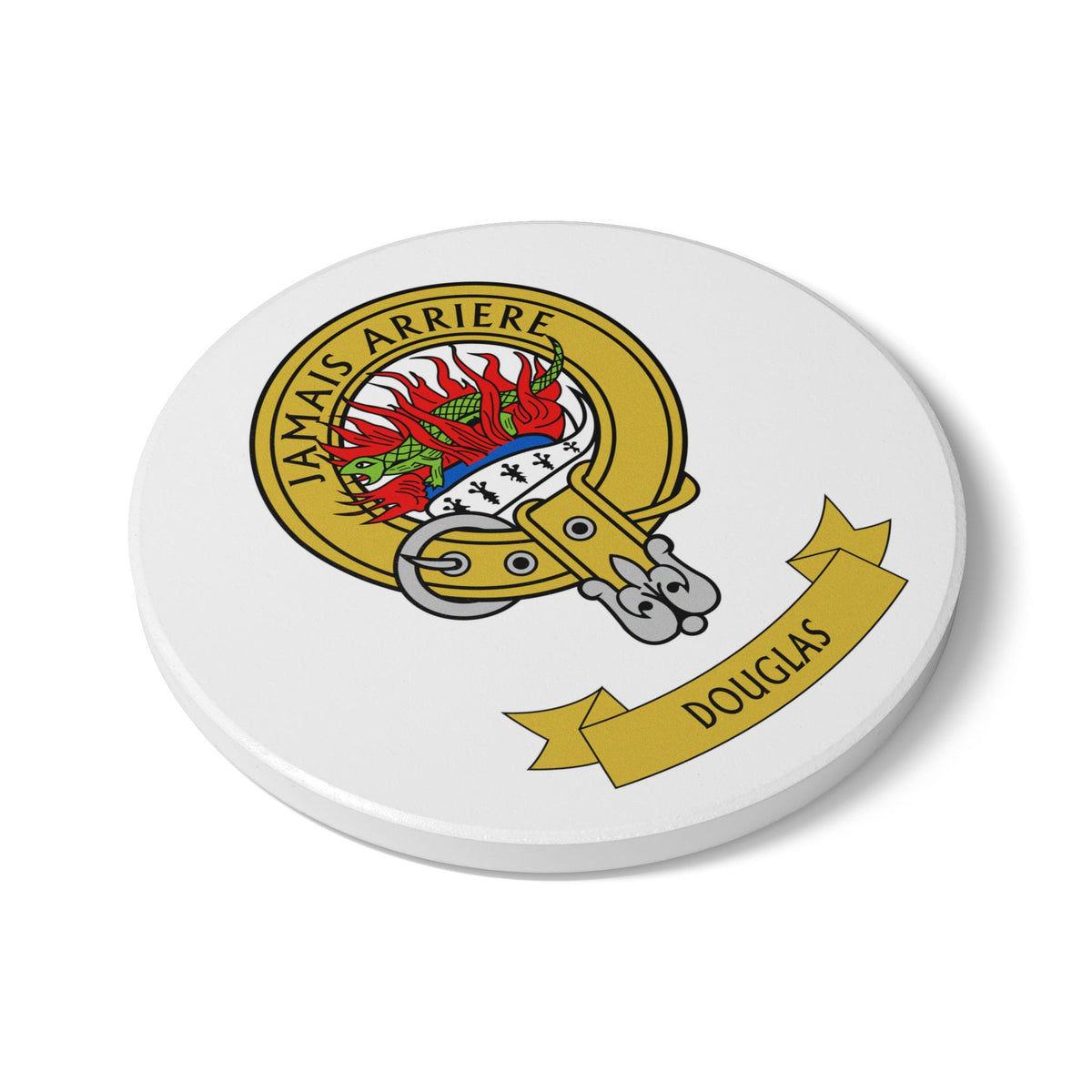 Clan Douglas Ceramic Coaster by The Clan Douglas