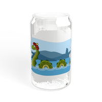 Nessie Illustration Glass Can by The Clan Douglas