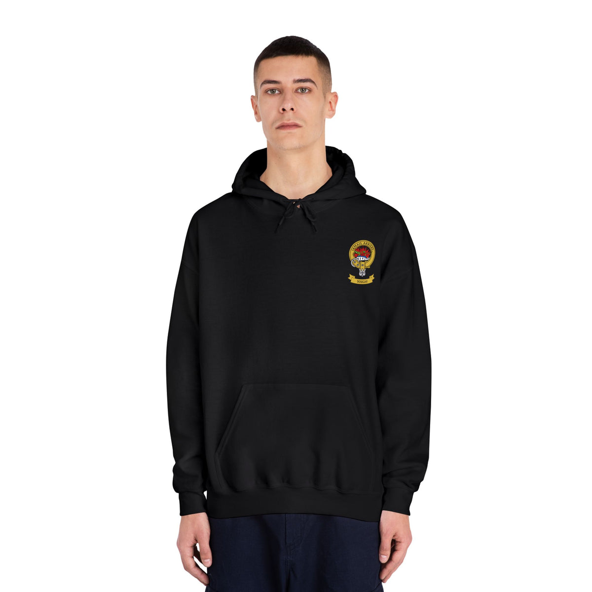 Highland Coo Illustration Hoodie by The Clan Douglas