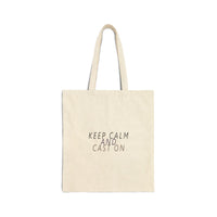 Keep Calm and Cast On Tote Bag by Brae & Heather
