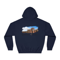 Melrose Abbey Illustration Hoodie by The Clan Douglas