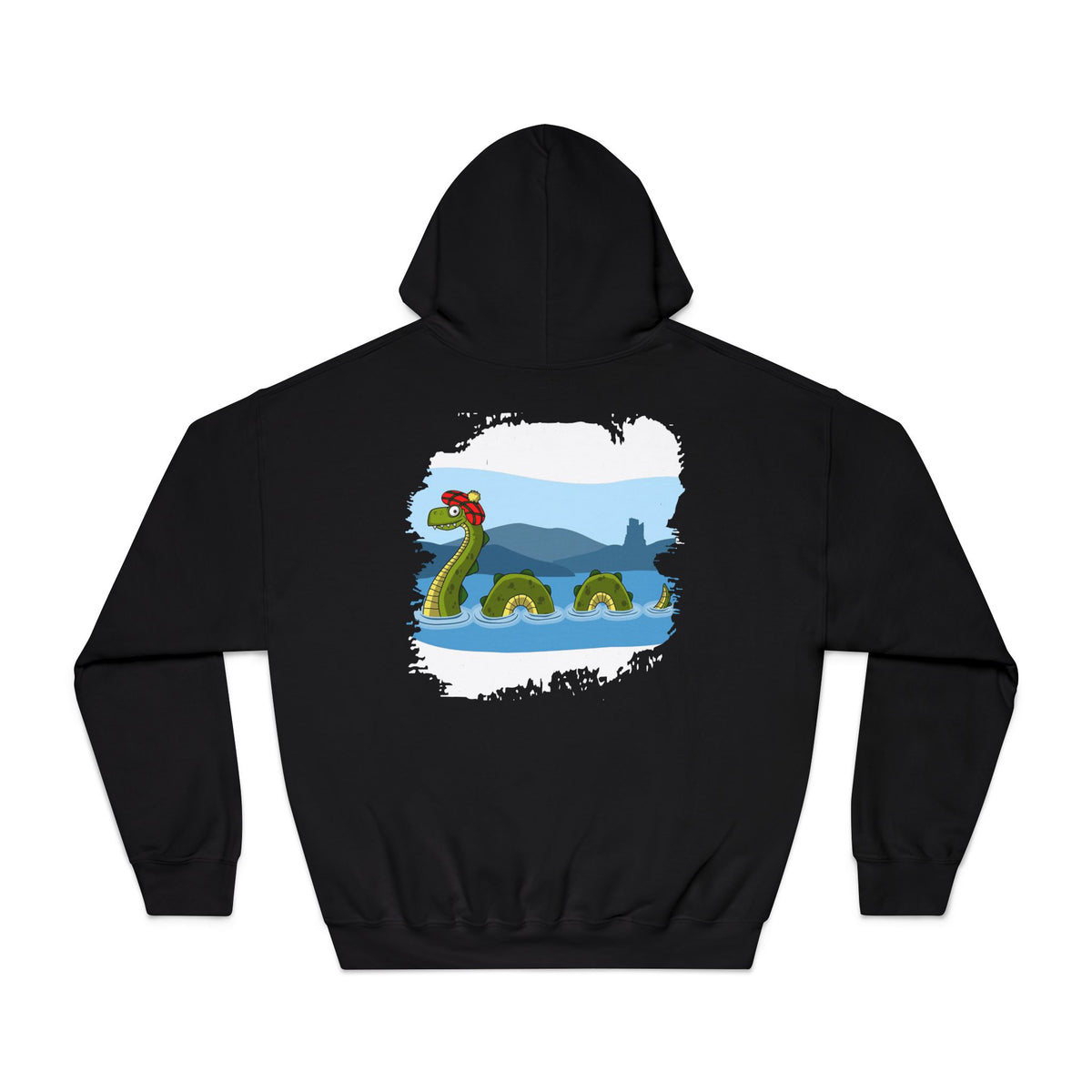 Nessie Illustration Hoodie by The Clan Douglas