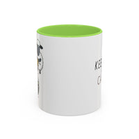 Keep Calm and Cast On Mug by Brae & Heather