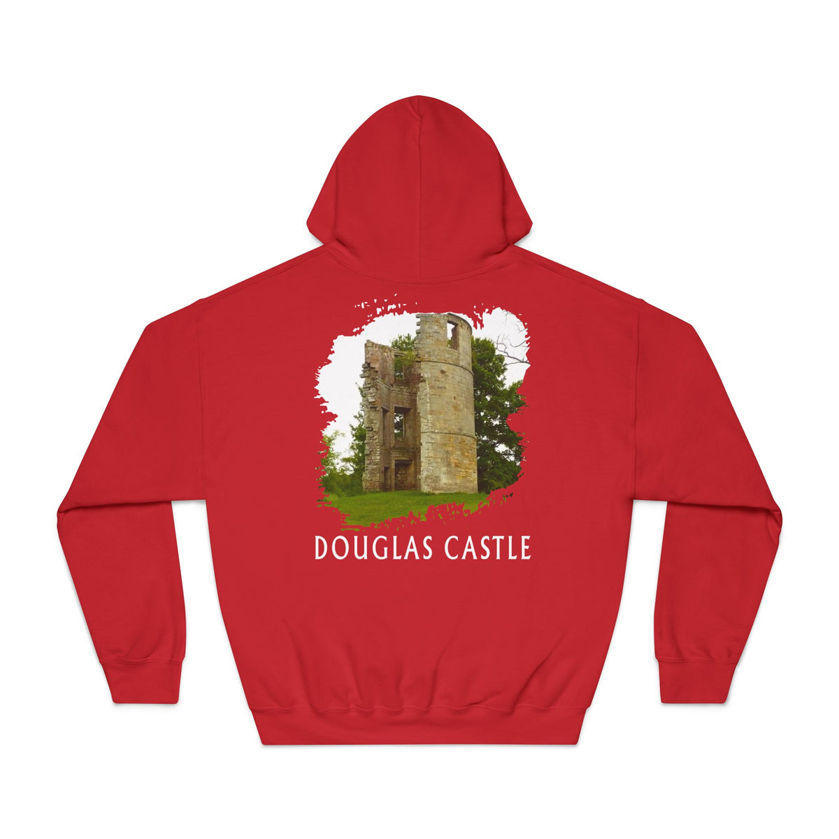 Douglas Castle Illustration Hoodie by The Clan Douglas