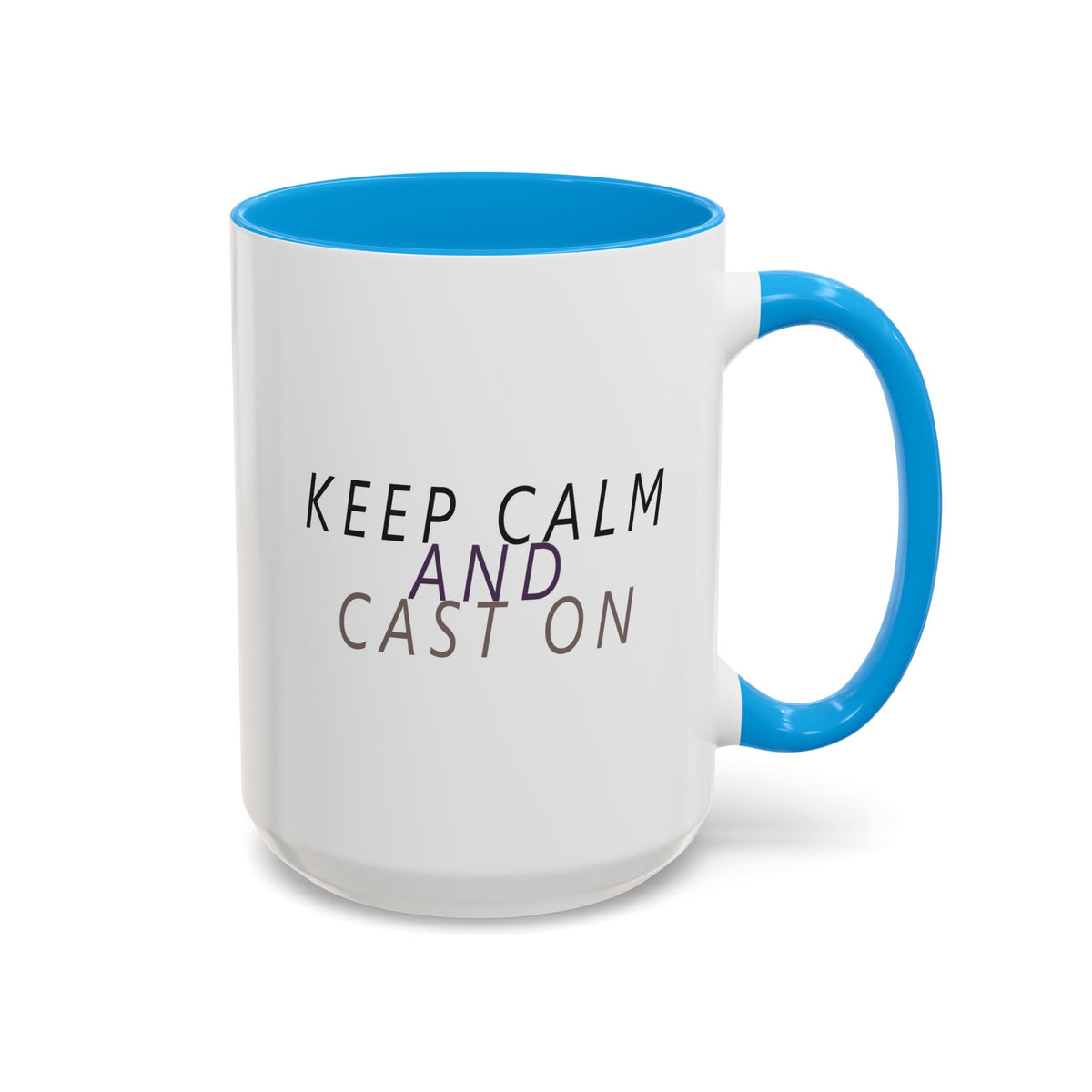 Keep Calm and Cast On Mug by Brae & Heather