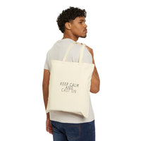 Keep Calm and Cast On Tote Bag by Brae & Heather