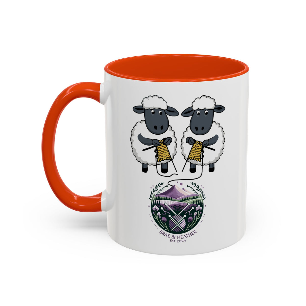 Keep Calm and Cast On Mug by Brae & Heather